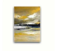 Cuadro de paisaje marino del Mediterráneo, lienzo para pared, obra de arte para decoración del hogar (50x70cm/sin marco)