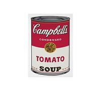 Cuadro de pared de lienzo Abstracto Andy Warhol sopa de tomate lienzo pintura impresiones y carteles arte de pared moderno sala de estar decoración de oficina en casa Sin marco