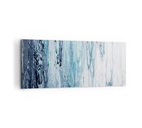 Cuadro Decorativo 100x40cm Moderno Panorámico Abstracto Pastel - 4380