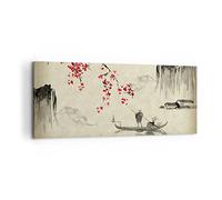 Cuadro Decorativo 100x40cm Moderno Panorámico Paisajes Personas - 5020