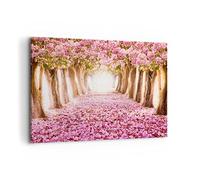 Lienzos decorativos 100x70cm Cuadro Sobre Lienzo Moderno Árbol flores cereza naturaleza Grande Dormitorio Cocina Cuadros Pared Imágenes Cuadros Decoracion Salon Wall Art Prints Decor AA100x70-2794