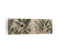 Cuadro Decorativo 160x50cm Moderno Panorámico Botánica Naturaleza - 5101
