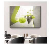Cuadro Decorativo con Interruptor de fusibles y medidor para Panel eléctrico, para Sala de Estar y Dormitorio (D, 50 x 60 cm) (A, 60 x 80 cm)