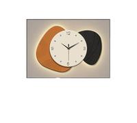 Cuadro decorativo de caja de contador de electricidad con reloj, caja de interruptor eléctrico hidráulico oculto, arte de pared adecuado(A,70x50cm)