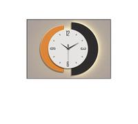 Cuadro decorativo de caja de contador de electricidad con reloj, caja de interruptor eléctrico hidráulico oculto, arte de pared adecuado(C,60x40cm)