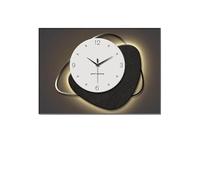 Cuadro decorativo de caja de contador de electricidad con reloj, caja de interruptor eléctrico hidráulico oculto, arte de pared adecuado(H,50x40cm)