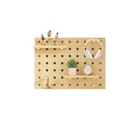 Cuadro decorativo de madera auténtica for colgar en la pared, for tapar caja del medidor, moderno tablero perforado for almacenamiento(Color 2,Vertical 30 * 40)