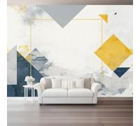 Cuadro Decorativo en Lienzo 250 x 175 cm, Patrones Moderno sencillo geométrico líneas, Pintura en Canvas de, Arte de Pared para Salón Dormitorio y Oficina - Gris