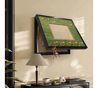 Cuadro Decorativo Para Caja De Medidor Eléctrico, Cubierta Decorativa De Ratán Con Gancho, Cuadro Colgante Creativo Para Pared, Ideal Para Sala De Estar Y Oficina(A,70 * 50cm)