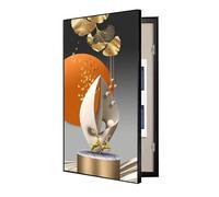 Cuadro Decorativo para Caja, Grande Cubierta De Pintura Decorativa Contadores Eléctricos Pittura Decorativa Scatola Distribuzione Mural Decoración Pared(Black A,50x100cm/19.7x39.4in)
