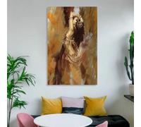 Cuadro decorativo vintage sobre lienzo, póster artístico de estilo nórdico minimalista, láminas decorativas para pared de dormitorio (60x80cm/sin marco)