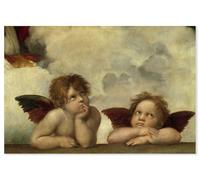 Cuadro detalle de la Capilla Sixtina de Raphael - Made in France - Lienzo impreso 60 x 40 cm