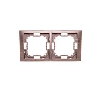 Cuadro doble Simon Basic Neos titanio BMRC2/052