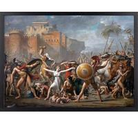 Cuadro El rapto de las sabinas - Poster de Jacques-Louis David con Marco