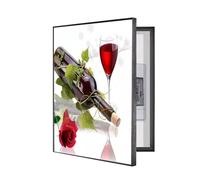 Cuadro Eléctrico Decorativo con Cubierta Oculta, Caja de Medidores y Panel de Disyuntores, Cuadro Para Tapar Electrico Pintura Decorativa, para Hogar y Oficina(H,40X50CM/15.7x19.6in)