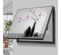 Cuadro Eléctrico Decorativo con Cubierta Oculta Caja de Medidores y Panel de Disyuntores Montaje en Pared Ideal para Hogar y Oficina,07,50 * 40cm