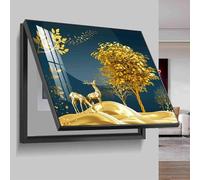 Cuadro Eléctrico Decorativo con Cubierta Oculta Caja de Medidores y Panel de Disyuntores Montaje en Pared Ideal para Hogar y Oficina,9,50 * 40cm