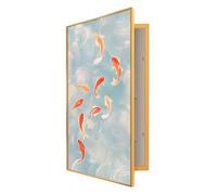 Cuadro Eléctrico Decorativo de Gran Tamaño, Tapa Vertical para Contador de Luz, Cuadro Colgante para Entrada y Salón, Cubierta para Cuadro Eléctrico(D,50x100cm/19.7x39.4in)