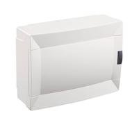 Cuadro eléctrico o Caja de Empotrar con tapa y carril DIN blanca para Automáticos 12 Módulos Cuadro de Superficie Electrico para Instalaciones Electricas Cuadro Electrico Empotrar