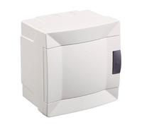 Cuadro eléctrico o Caja de Empotrar con tapa y carril DIN blanca para Automáticos 4 Módulos Cuadro de Superficie Electrico para Instalaciones Electricas Cuadro Electrico Empotrar