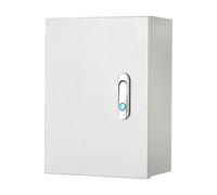 Cuadro Electrico Superficie, Acero Laminado en Frío Caja Cuadro Electrico | Caja Estanca Exterior Electrica, Pestillo de Puerta, Placa Base Extraíble Galvanizada, Pivote Metálico(40x50x20cm/16x20x8in)