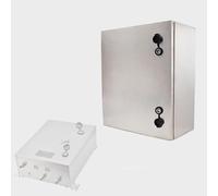 Cuadro Eléctrico Superficie, Cajas Empalmes, Armario Eléctrico Acero Inoxidable para Montaje en Pared, con Placa de Montaje, Larga Vida Útil, Gama Completa de Especificaciones(40x50x20cm)