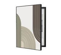 Cuadro Electrico Tapa contadores Caja Decorativos Modernos Caja Medidor Eléctrico Cubierta Simple Contadores Decoración Ocultar Pinturas(B,35X45CM/13.7x17.7in)