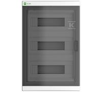 Cuadro empotrable ELEGANT 3x12 PE+N puerta ahumada 2455-01