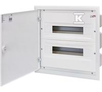 Cuadro empotrable puerta metálica IP40 ERP18-2 001101210