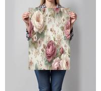 Cuadro en Lienzo Con Peonía Elegante, Impresiones de lienzo de Floral Retro, Lienzo Decorativo Rojo Claro Cuadro Decoracion para Cocina Dormitorio Sala de yoga 60x40cm Sin Marco