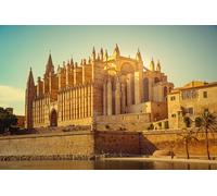 Cuadro en lienzo de 80 x 50 cm: Catedral de Palma de Mallorca (111627179)