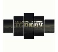 Cuadro En Lienzo Decoracion 5 Piezas Hd Imagen Impresiones En Lienzo Escape From Tarkov Game Lienzo Grandes Xxl Murales Pared 5 Paneles De Pinturas De Obras De Arte Moderno