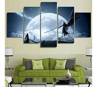 Cuadro En Lienzo Decoracion 5 Piezas Hd Imagen Impresiones En Lienzo Escena Personajes Animación Del Juego Final Fantasy Lienzo Grandes Xxl Murales Pared 5 Paneles Pinturas Obras De Arte Moderno