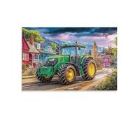 Cuadro En Lienzo Escena Tractor Rural Lienzos Decorativos Estilo Escena Pueblo Rural Cuadros Decoracion Salon Para Salón Y Dormitorio Regalos Creativos 20x30inch(50x75cm)
