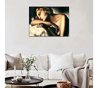 Cuadro famoso de Tama de Lempick "La durmiente", impresión giclée sobre lienzo, reproducciones, arte de pared para sala de estar, 70 x 90 cm, sin marco