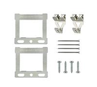 Cuadro flotante de lona marco cuadro colgante kit plata CWH perchas flotantes marcos con fijaciones tornillos y clavos