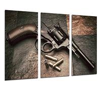 Cuadro Fotográfico Armas, Balas, Guerra Tamaño total: 97 x 62 cm XXL