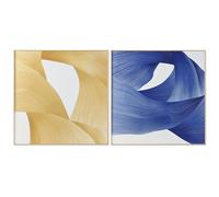 Cuadro Home ESPRIT Aluminio Madera MDF 120 x 3,5 x 120 cm