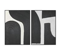 Cuadro Home ESPRIT Madera Lienzo 103 x 4,3 x 143 cm 102,6 x 4,3 x 142,6 cm (2 Unidades)