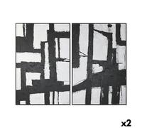 Cuadro Home ESPRIT Madera Lienzo 123 x 4,3 x 183 cm 122,6 X 4,3 X 182,6 CM (2 Unidades)