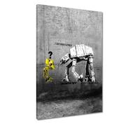 Cuadro impreso sobre lienzo para decoración de pared, 60 x 90 cm, Banksy I am your father No. H6903M_PC1M