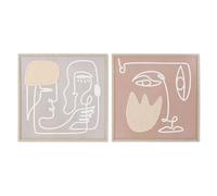 CUADRO LIENZO 60X2,5X60 CARA ABSTRACTO 2 SURT.