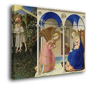 Cuadro Lienzo Canvas La Anunciacion Fra Angelico 1425 - Alta resolución - Varias Medidas (50_x_39_cm)