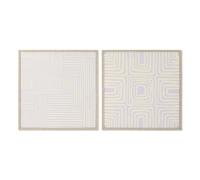 CUADRO LIENZO FOAM 60X2,5X60 ABSTRACTO 3D 2 SURT.
