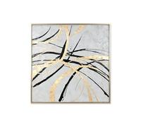 CUADRO LIENZO PS 131X4X131 ABSTRACTO PINTADO MANO