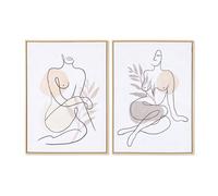 CUADRO LIENZO PS 50X3,5X70 MUJER ABSTRACTO 2 SURT.