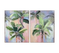CUADRO LIENZO PS 90X3,5X120 PALMERAS 2 SURT.