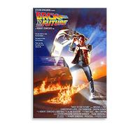 Cuadro Lienzo Regreso al Futuro sobre Bastidor de Madera, Listo para Colgar (40x30)