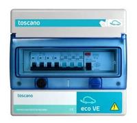 Cuadro mando recarga vehiculo 4x32A 22,17kW ECO-VE-COMBI-4P32T15 TOSCANO 10003073