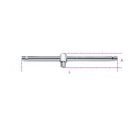 Llave a mano Con Cuadrado Macho Deslizante 3/4" Beta 928/42